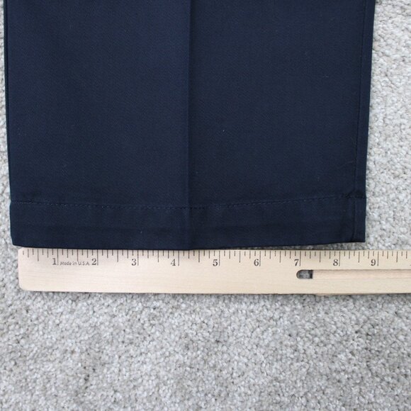 Haggar Chino Pants NWT Mens 34x29 Blue Work 2 Weekend Flat Front Comfort Waist - Picture 5 of 14